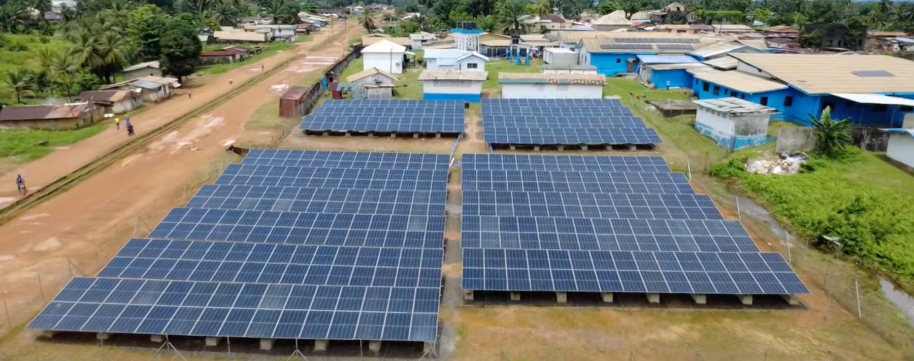 Winko solar array installed at a healthcare facility